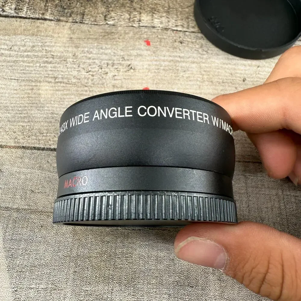 Vivitar Lens Mc Af High Definition 0.43x Wide Angle Converter w/ Macro Japan